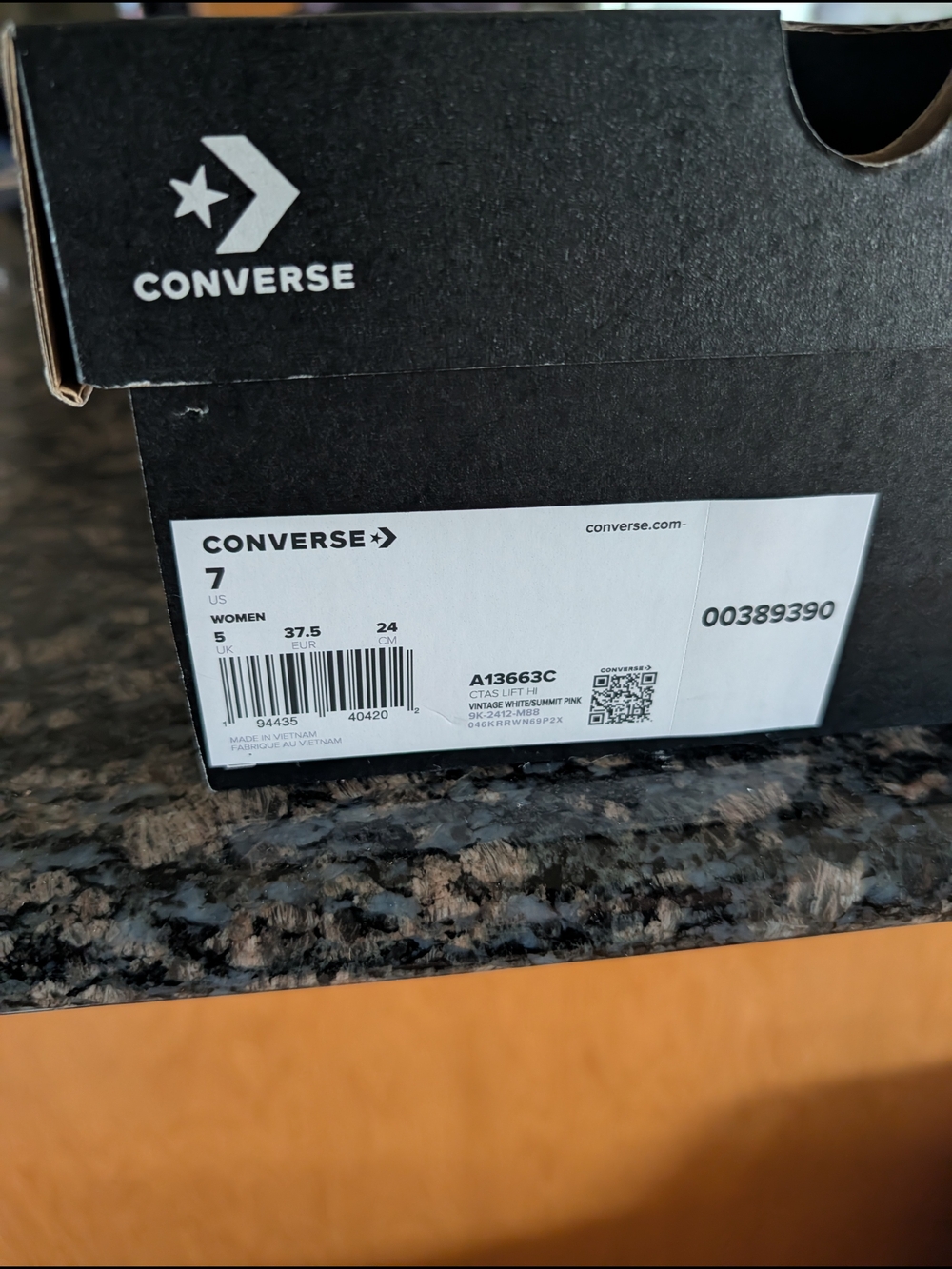 Converse Chuck Taylor All Star Platform Gingham Sneakers - Pink/White - Picture 3 of 3